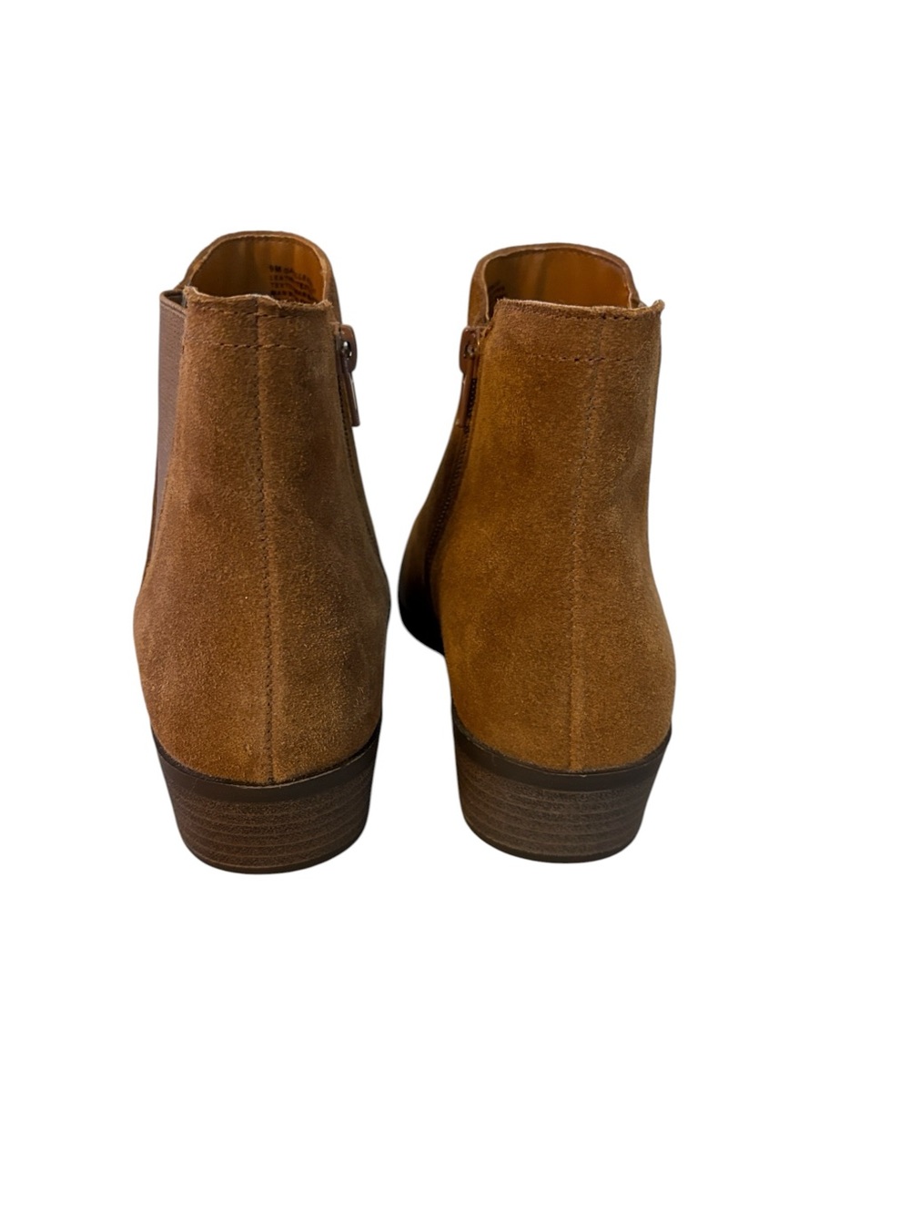 Kenzie Gazelle Ankle Boots Suede Leather Block Heel Brown Size 9 - Picture 3 of 7